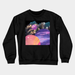 Outer Space! Deep reaches adventures! Apply now! - No Words Version Crewneck Sweatshirt